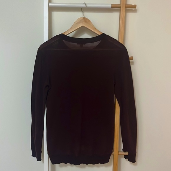 Wine red Wilfred knit sweater - Picture 2 of 2